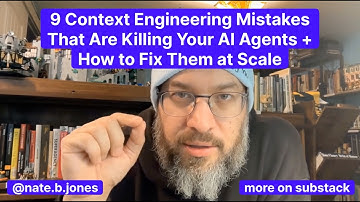 9 Context Engineering Mistakes That Are Killing Your AI Agents + How to Fix Them at Scale