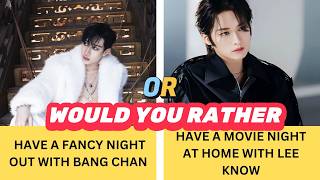 Would you rather? | STRAY KIDS AS YOUR BOYFRIENDS EDITION PT 2 | KPOP GAMES 2024