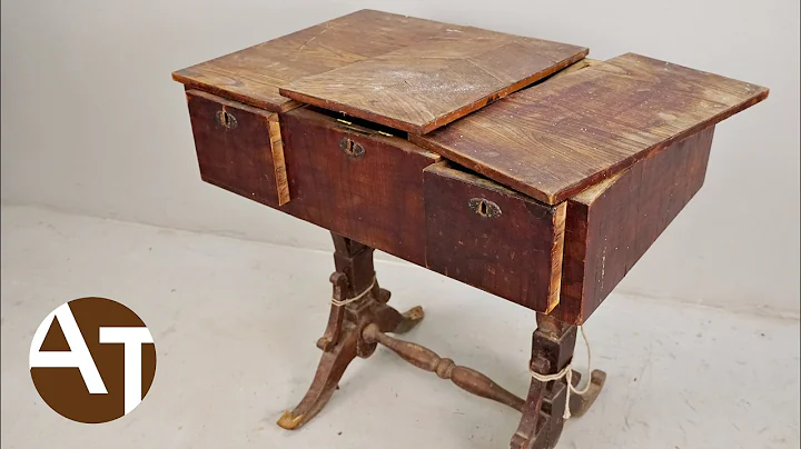 Ladies work table restoration didn't go according to plan