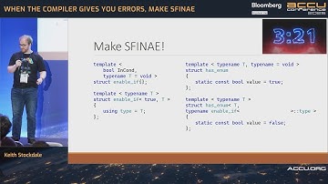 When the Compiler Gives You Errors, Make SFINAE - Keith Stockdale - ACCU 2025 Short Talks
