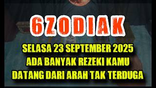 TODAY'S LUCKY ZODIAC, TUESDAY, SEPTEMBER 23, 2025, COMPLETE AND ACCURATE