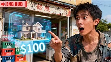 A poor man unlocked a wealth system: spend 1 and get 100k back, and with just 100 he bought a villa!