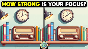 🐢🧩 Find 3 Differences | Sharpen Your Focus 🧩🐢 | Quizonaut Turtle