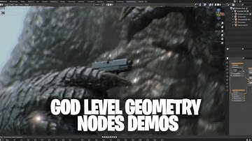 New godlevel geometry nodes demos