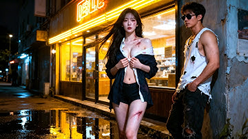 惡霸當街抓少女親熱，怎料一旁的小夥竟是大神，救下少女教授功夫一天讓其復仇！#短劇#窮小子逆襲#霸道短劇ShortDrama#男頻#爽文