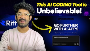 This New AI Coding Tool - Riff.new Is THE BEST! Build Full Stack Apps in Minutes