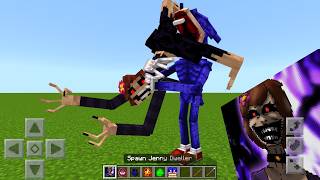 Every Shin Sonic vs Jenny Dweller Mod ADDON UPDATE in MINECRAFT PE