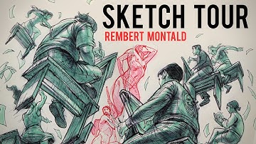How to Fill a Sketchbook with a Ballpoint Pen
