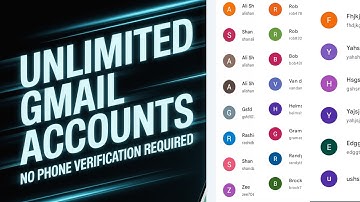 unlimited gmail account without phone verification | unlimited gmail create method 2025 Bangla/urdu