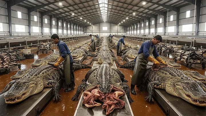 Inside the Crocodile-Leather Factory: From Farm to Luxury Item (Full Process)