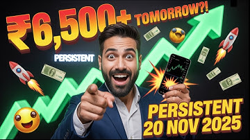 🚨Persistent Systems Share Price Target 20 Nov 2025 | PERSISTENT Tomorrow ₹6,500+?Technical Analysis!