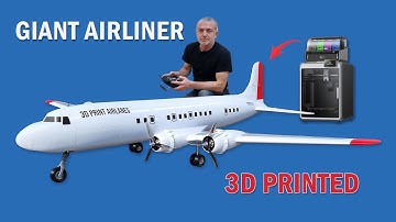巨大旅客機 3DプリントRC飛行機。Creality K2でDC-6をフル3DプリントDIY