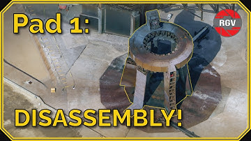 Flight 12 Vehicle Stacking + Pad 1 Disassembly! Starbase Flyover Update 103
