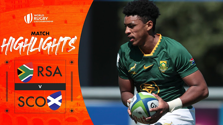 Big Hits & Tries! 🔥 | South Africa v Scotland | World Rugby U20 Championship 2025 | Match Highlights