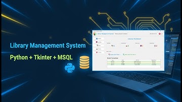 Python GUI Project | Library Management System | Tkinter + MySQL