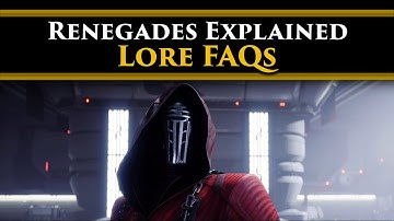 Destiny 2 Lore - Explaining Renegades Lore Mysteries and FAQs! Six, Bael & The Imperium!