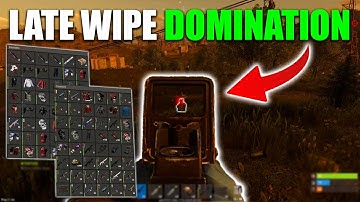 When you snowball right before wipe day - Rust Console