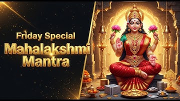 Friday Special Mahalakshmi Mantra | Attract Wealth, Prosperity & Positive Energy @jaijaikidsmusic