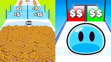 Food Run vs Slime Run Race 💥 EPIC SpeedRun Challenge - All Levels Unlocked (Android,iOS)