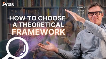HOW TO CHOOSE A THEORETICAL FRAMEWORK | DISSERTATION GUIDE