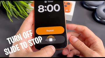 How to Turn Off Slide to Stop Gesture for Alarms on iPhone - iOS 26.1