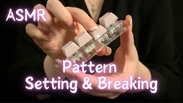 ASMR Tapping Setting and Breaking the Pattern ✨ * No Talking *