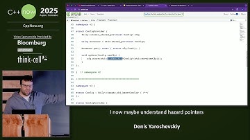 Lightning Talk: I Now Maybe Understand C++ Hazard Pointers - Denis Yaroshevskiy - C++Now 2025