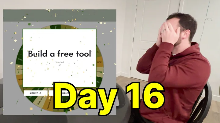 I Have 21 Days to Build a SaaS (BUILDING ANOTHER FREE TOOL) - Day 16
