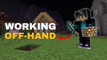 MCPE Gets JAVA Off-Hand?! 😱 | The Most OP Mod Ever!