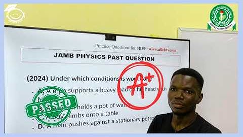 Sure JAMB 2026 Physics Past Questions and Answers – Study This First!