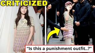 Yoona Girls Generation outfit for Paris Fashion Week has received criticism from netizens