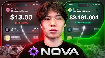 The NEW Way to Trade Memecoins using Nova in 2026 (New AI Algorithm)