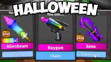 How to Get ALL Halloween Items in Murder Mystery 2