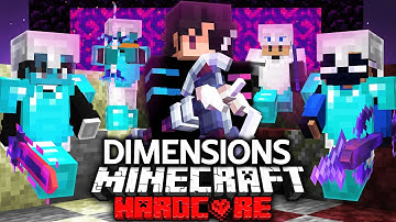 100 Players Simulate a Dimensional HUNGER GAMES in Minecraft...(Special)