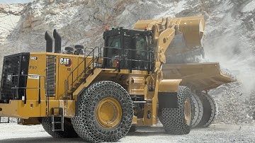 Brand New Cat 992 Wheel Loader & Cat 777 Dumpers In Action!! Interkat SA - 4K