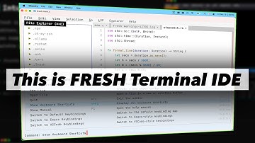 FRESH - YOUR NEW TERMINAL TEXT EDITOR ( IDE ) 👨‍💻