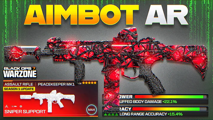 the *NEW* #1 BEST AR META LOADOUT for BO7 WARZONE RIGHT NOW! (Best Sniper Support Assault Rifle)