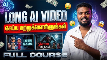 🔴Free AI Video Generator Tamil | Long AI Story Video உருவாக்குவது எப்படி on Mobile|Full Free Course