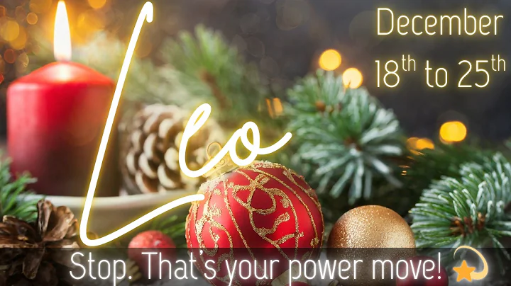LEO: The Moment You STOP Forcing This… Everything Flips In Your Favor! 👑🔥 Leo December Tarot 2025