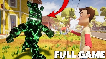 Super Fast Fredbear in Hello Neighbor