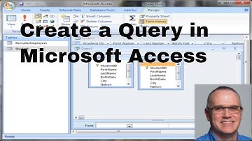 Microsoft Access 2007 Query tutorial in 3 minutes