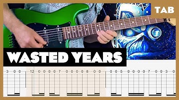 Thumbnail of Iron Maiden - Wasted Years - Guitar Tab | Lesson | Cover | Tutorial | XVive a58