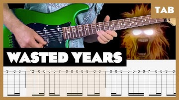 Thumbnail of Iron Maiden - Wasted Years - Guitar Tab | Lesson | Cover | Tutorial | XVive a58