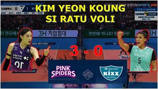 SET 3 PENUH DRAMATIS PINK SPIDER VS GS CALTEX (3-0)