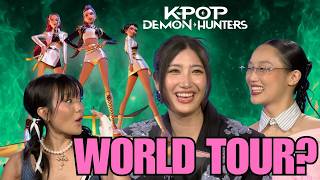 EJAE   K-Pop Demon Hunters voice Stars Tease World Tour   Directors Dive Into Sequel Plots!
