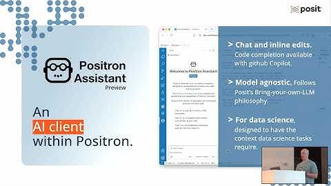 AI-Powered Data Science in Positron (Ryan Johnson, Posit) | posit::conf(2025)