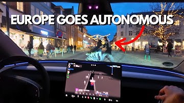 Tesla Just Turned ON Full Self-Driving in Denmark – My Insane First Ride!