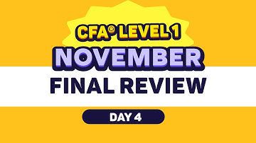 [REVISION DAY 4] CFA Level 1 November 2025: FINAL REVIEW SESSION Quantitative Methods Explained WSN