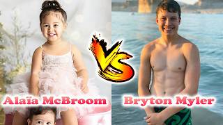 Alaïa McBroom (The ACE Family) VS Bryton Myler Stunning Transformation | From Baby To Now Years Old