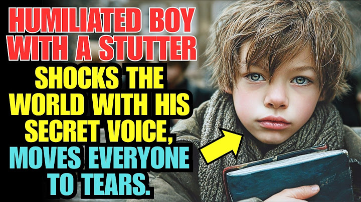 Boy with a stutter sings for the 1st time, and his father's reaction is the most moving thing you...